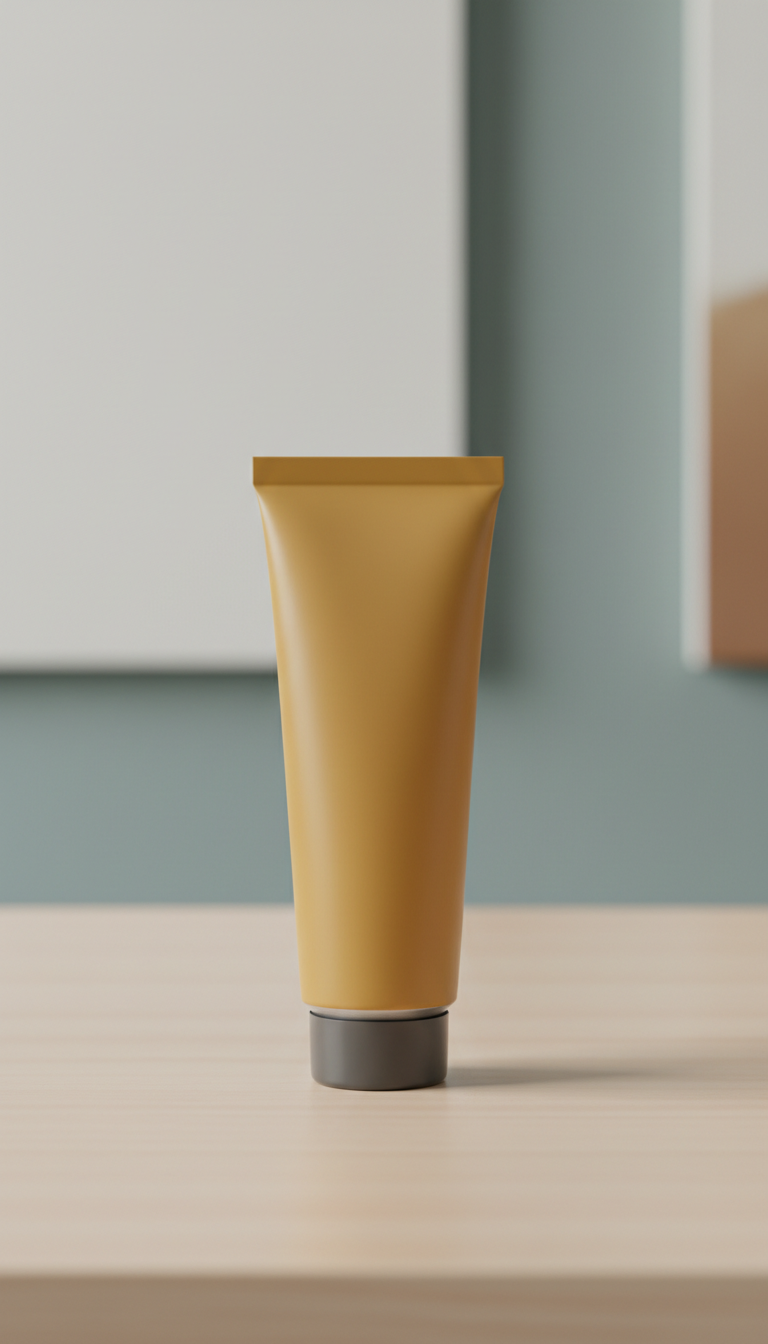 French Ochre Artist Paint Tube